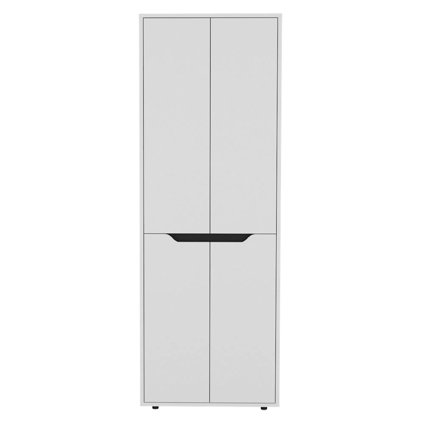 LunaLulinlk Storage Cabinet Kitchen Pantry With Four Doors and and Shelves