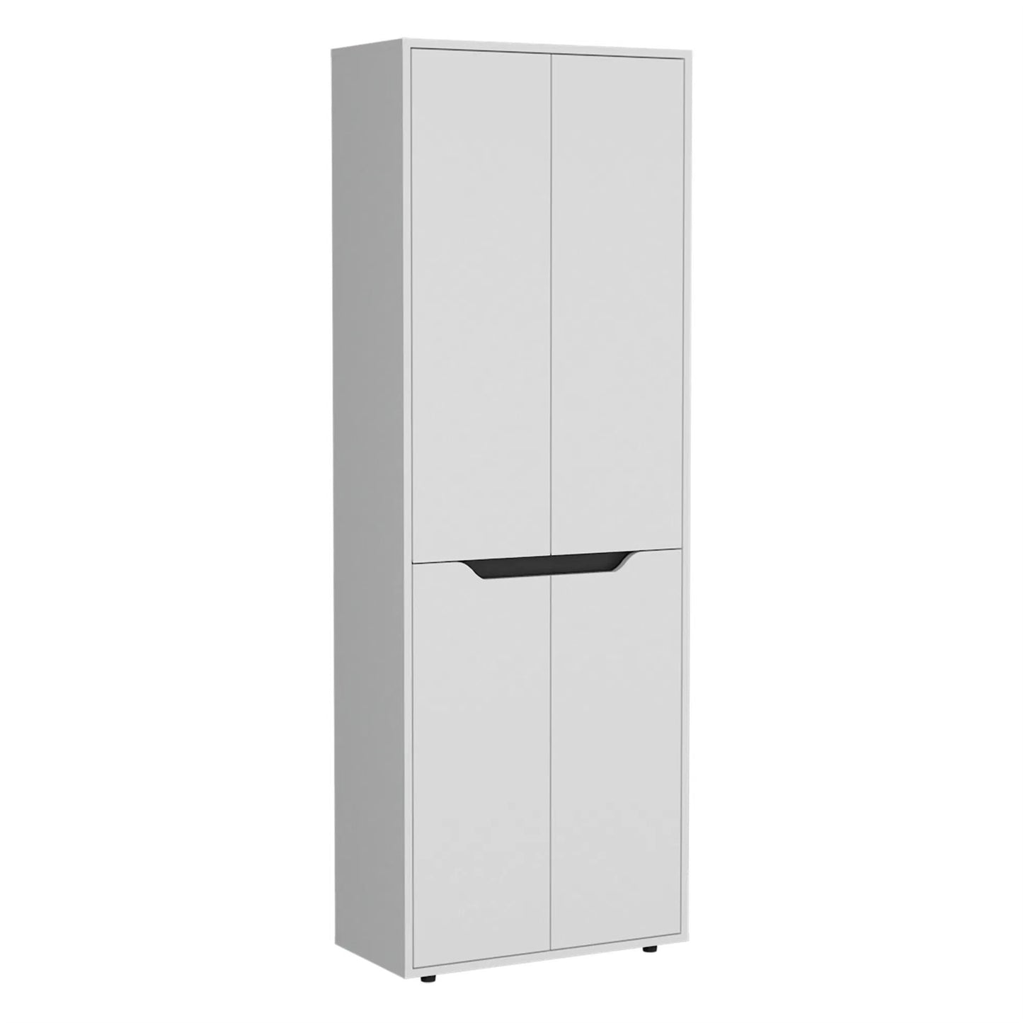 LunaLulinlk Storage Cabinet Kitchen Pantry With Four Doors and and Shelves