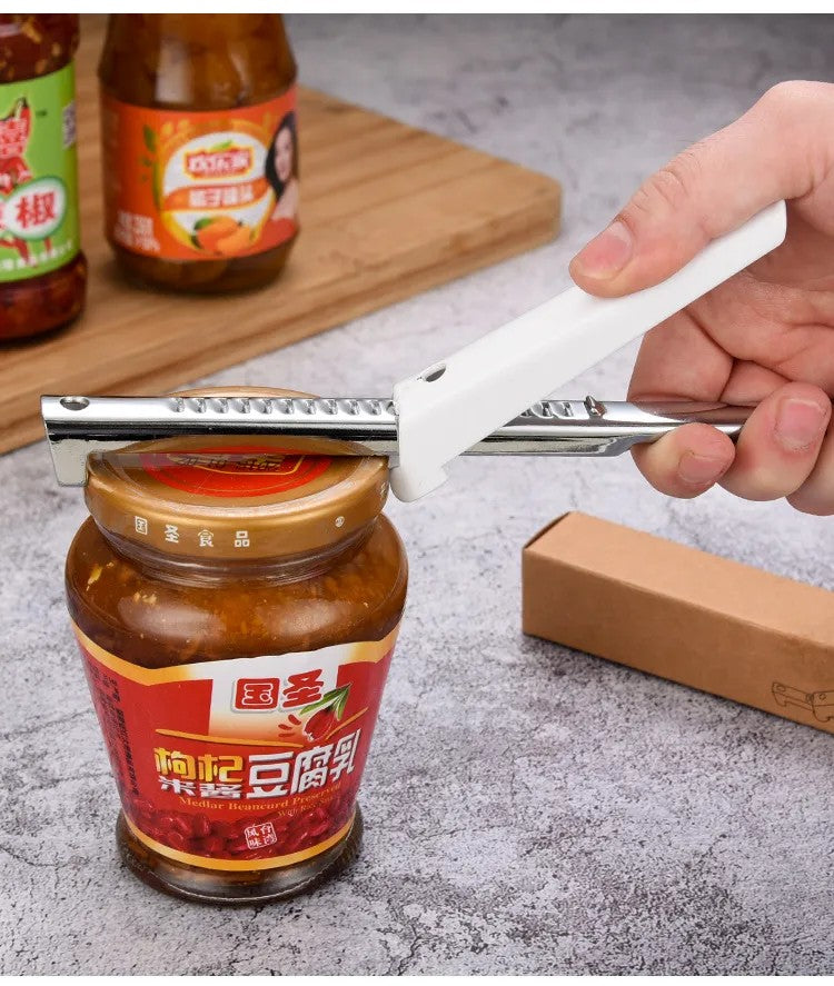 LunaLulinlkJar Lid Opener Gripper Adjustable Can Bottle Opener Stainless Steel