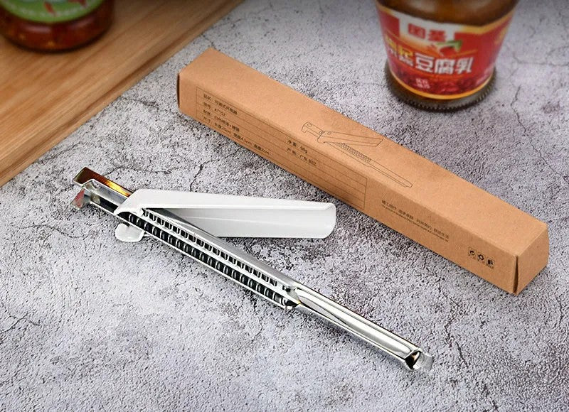 LunaLulinlkJar Lid Opener Gripper Adjustable Can Bottle Opener Stainless Steel