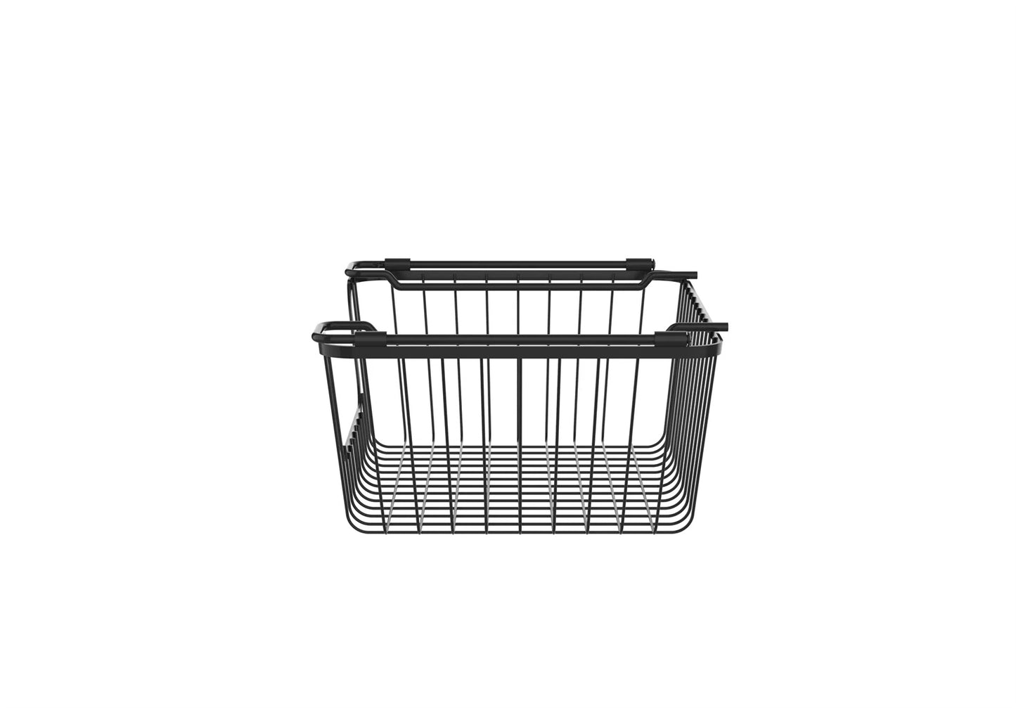 LunaLulinlk Stackable Metal Wire Storage Basket Set