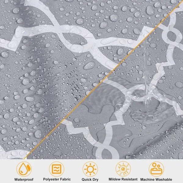 LunaLulinlk Shower Curtain Waterproof 70x70' Inches Bathroom Shower Drape Liner Print Polyester Fabric Bathroom Curtain