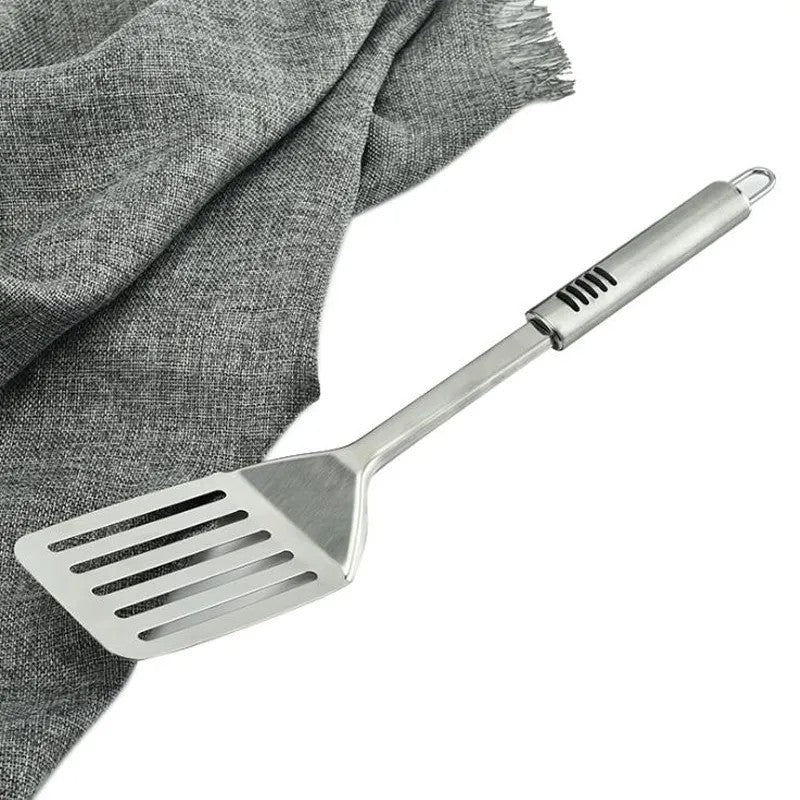 LunaLulinlk Stainless Steel Slotted Flip Spatula Cooking, Frying, Sauteing and Grilling