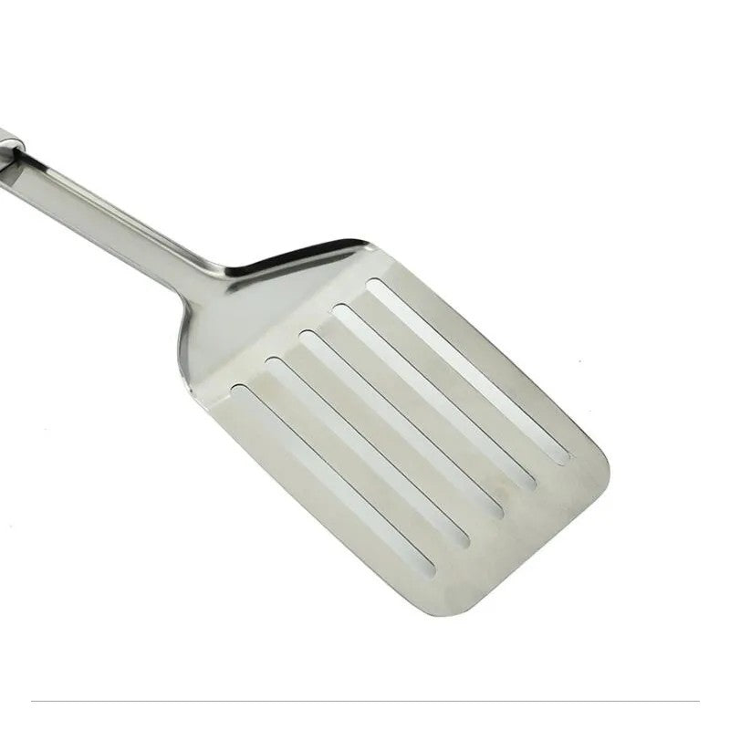 LunaLulinlk Stainless Steel Slotted Flip Spatula Cooking, Frying, Sauteing and Grilling