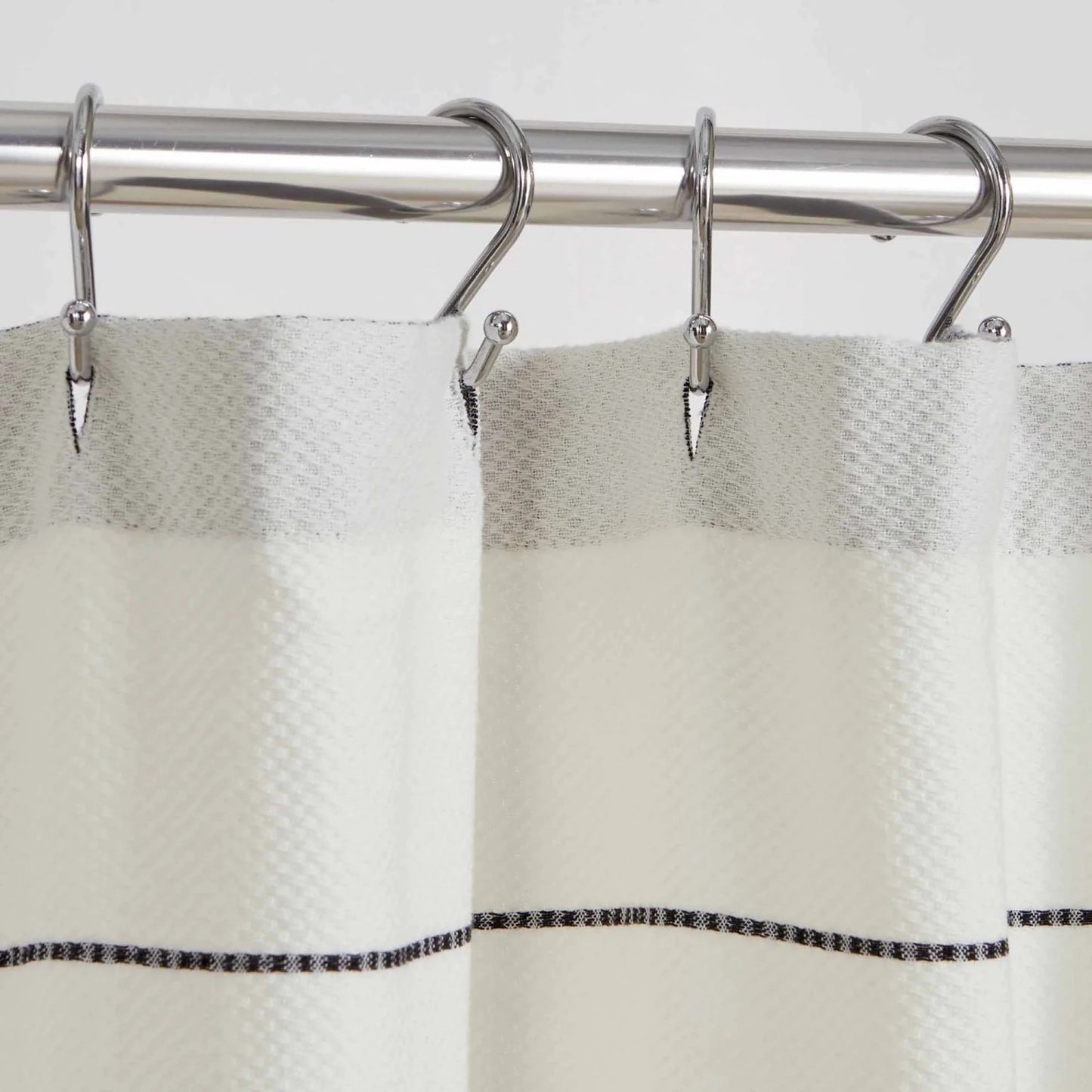 LunaLulinlk Striped Shower Curtain Vanilla Fantasy