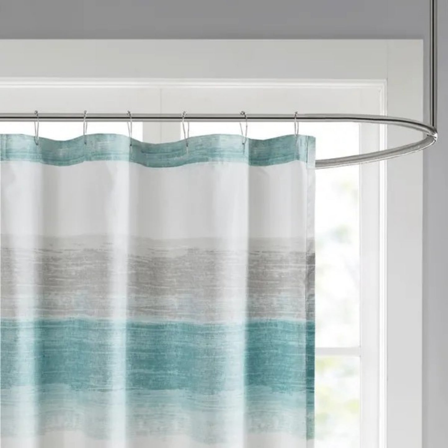 LunaLulinlk Stripe Print Shower Curtain