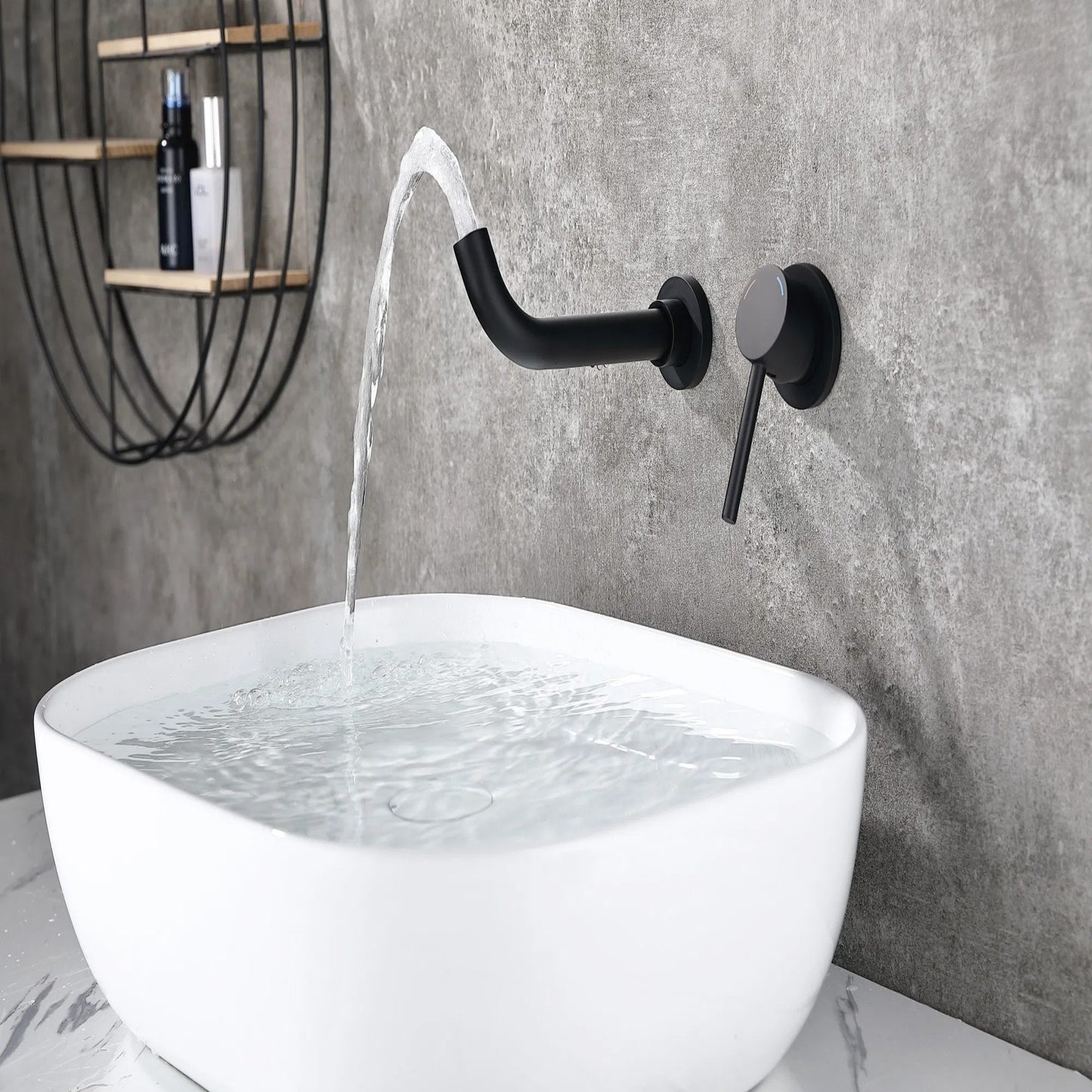 LunaLulinlk Wall Mount Faucet for Bathroom Sink or Bathtub