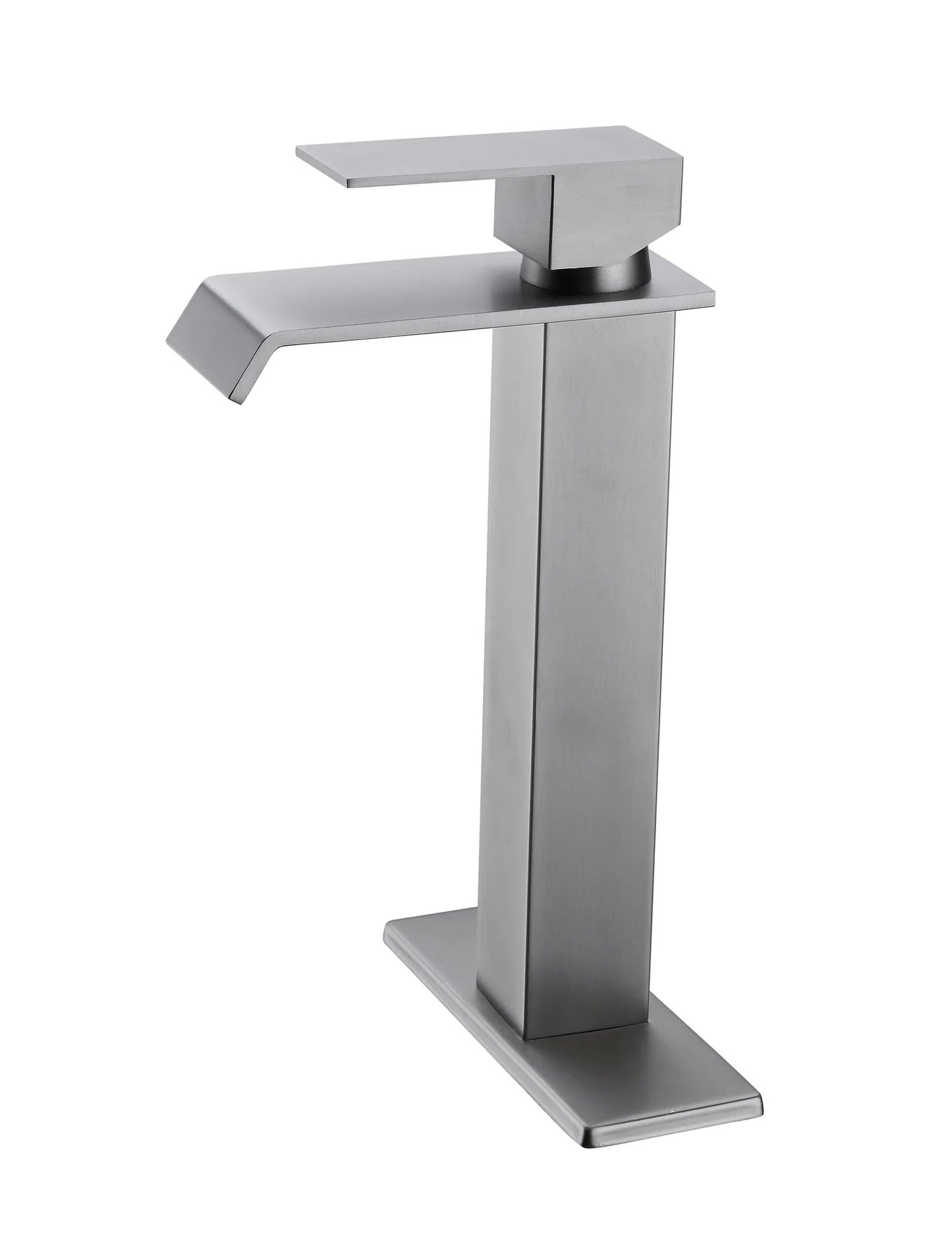 LunaLulinlk Waterfall Spout Bathroom Faucet,Single Handle Bathroom Vanity Sink Faucet