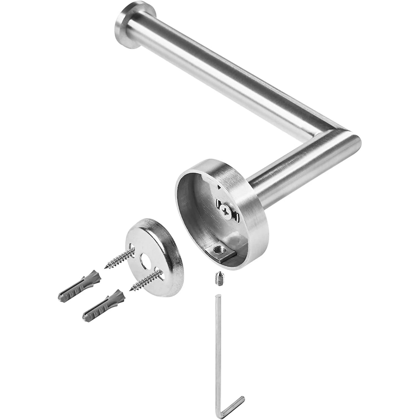 LunaLulinlk Toilet Paper Holder Wall Mount,Brushed Nickel Toilet Paper Roll Holder for Bathroom