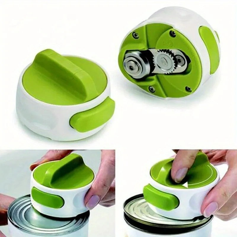 LunaLulinlk1 Compact Mini Can Opener - Easy to use, opens beer and can lids safely!