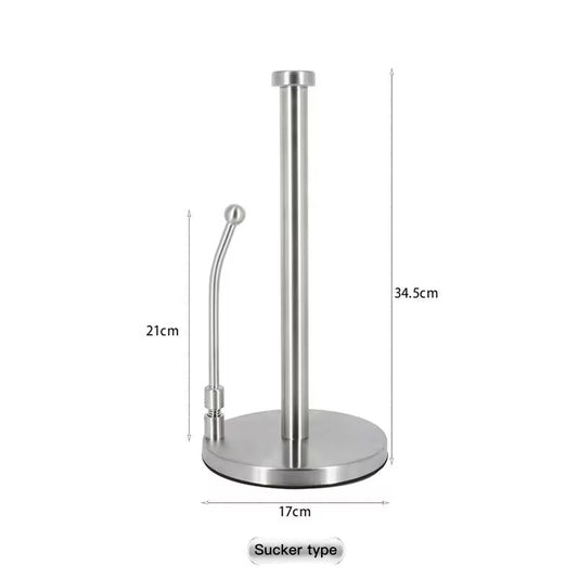 LunaLulinlk Stainless Steel Standing Paper Towel Holder with Weighted Base