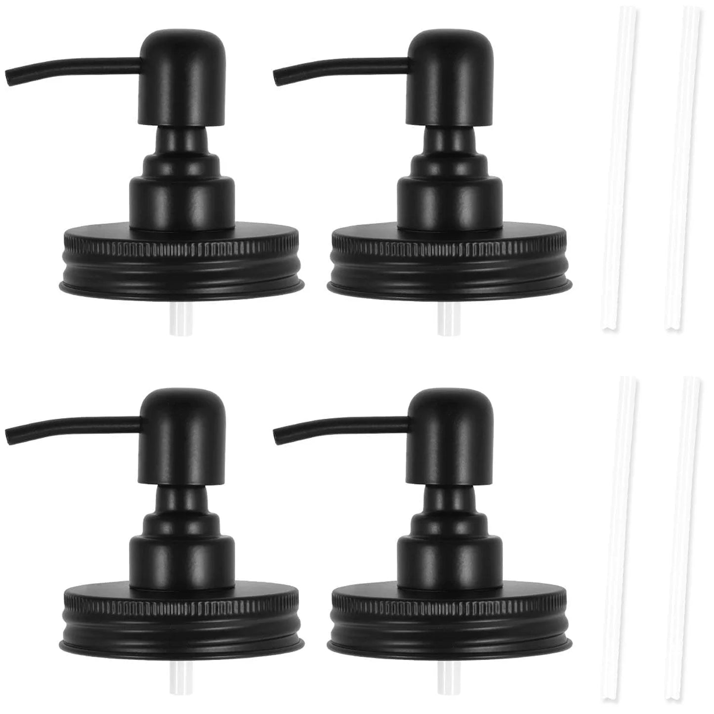 LunaLulinlk Soap Dispenser Cover with Pump Lotion Dispenser Cover Leak-proof and Rust-proof Hand Soap Pump Cover 4 Pack