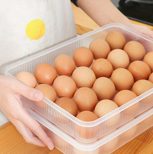 LunaLulinlk Stackable, Fresh Egg Container for 48 Eggs Kitchenware