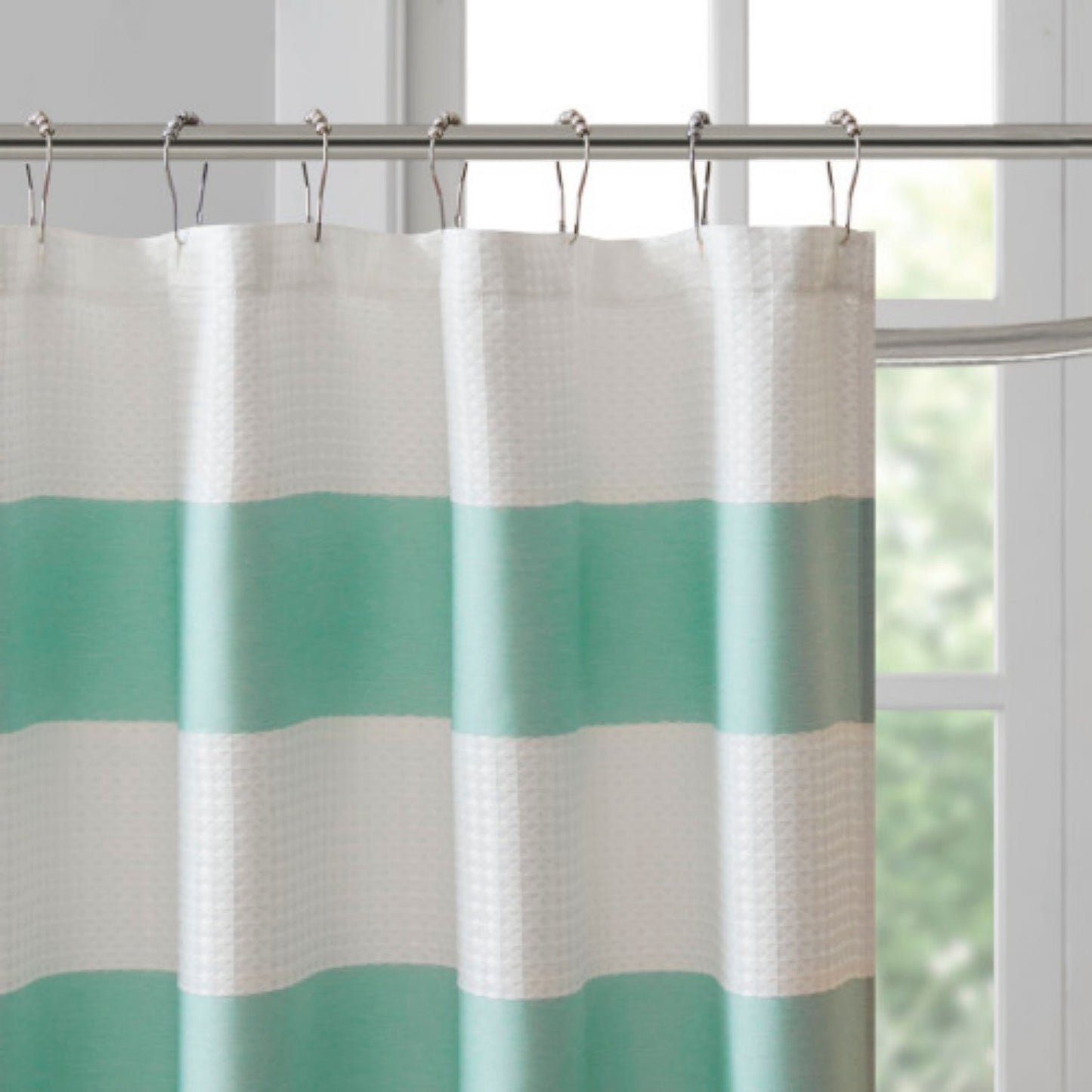 LunaLulinlk Shower Curtain with 3M Treatment Aqua 72x72"