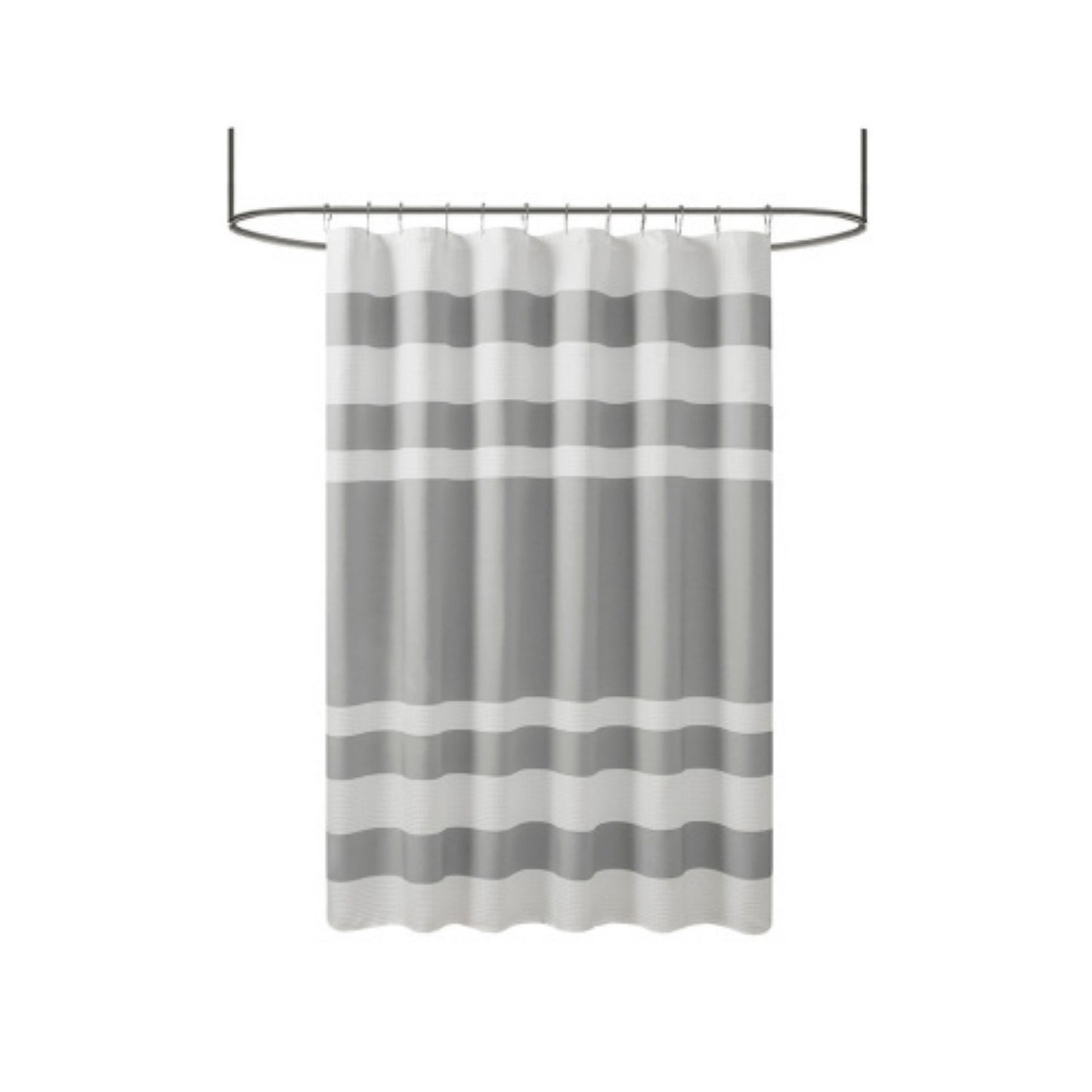 LunaLulinlk Shower Curtain with 3M Treatment Grey 72x72"