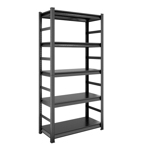 LunaLulinlk Storage Shelves 5 Tier Heavy Duty Metal Shelving Unit Adjustable Shelving Units and Storage Rack Kitchen Garage Shelf