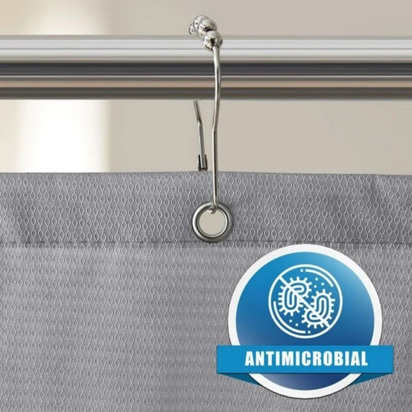 LunaLulinlk Waterproof Fabric Shower Curtain