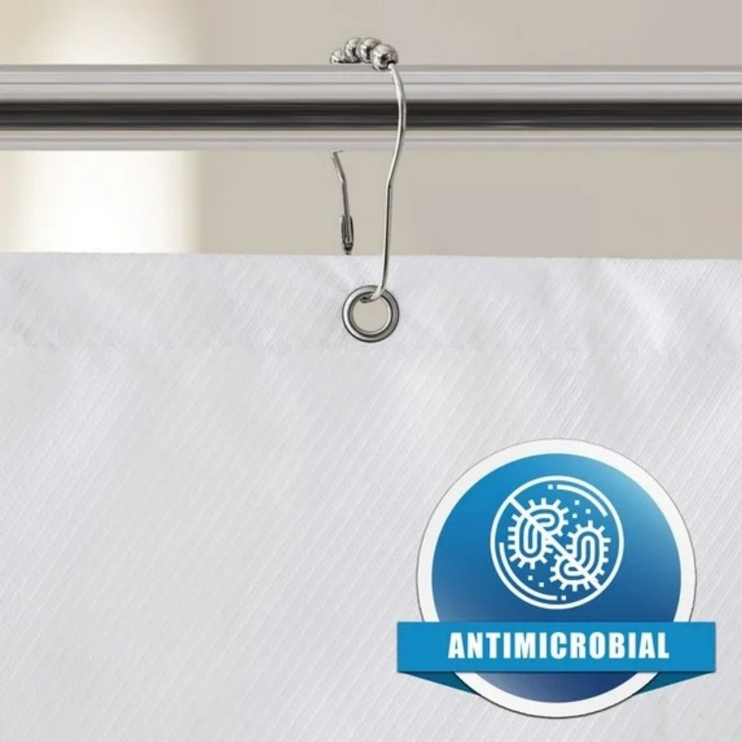 LunaLulinlk Waterproof Fabric Shower Curtain