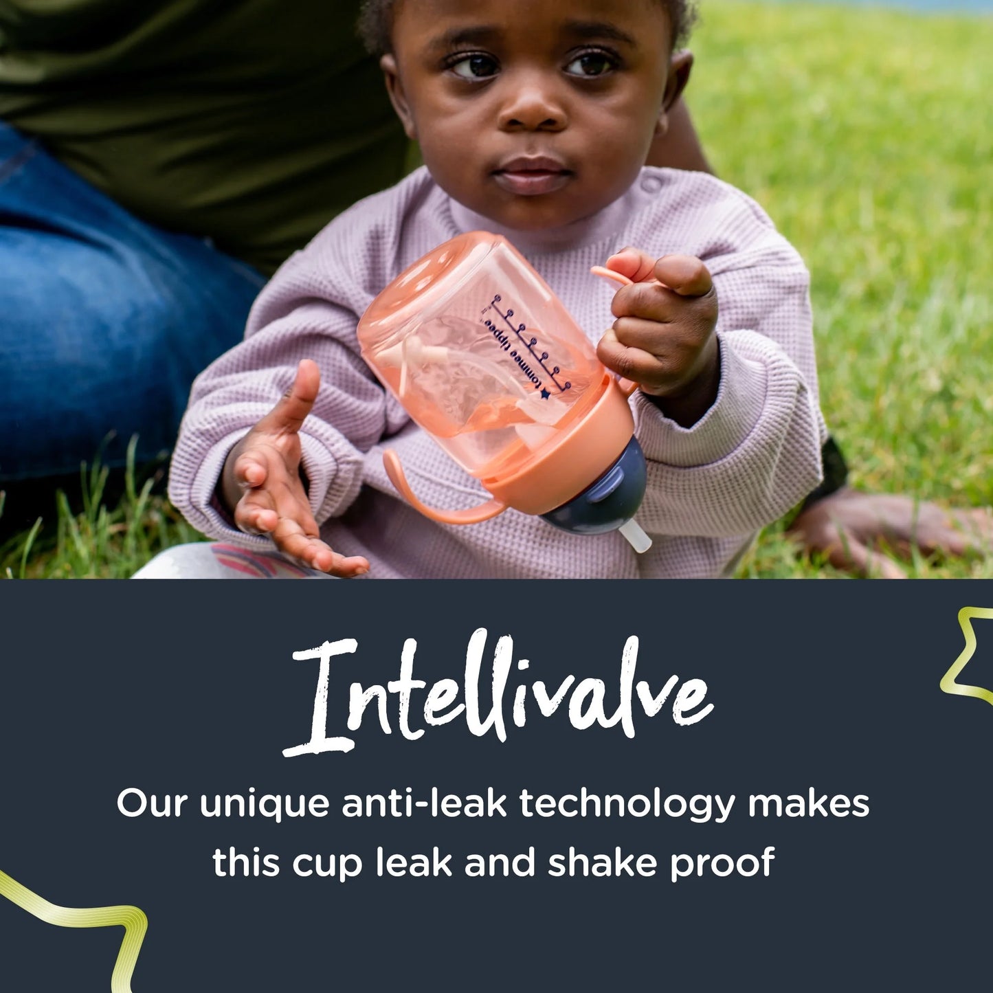 LunaLulinlk Weighted Straw Cup for Toddlers | 10oz, 6+ Months, 100% Leak and Shake-Proof