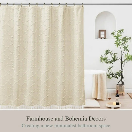 LunaLulinlk Shower Curtains,Heavy-Duty Mold/Mildew-Resistant