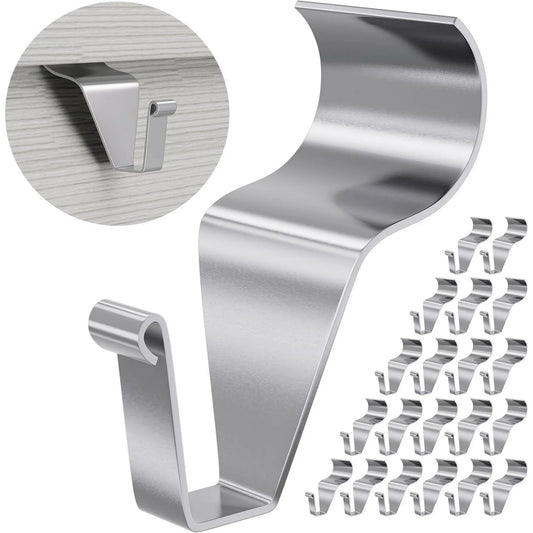LunaLulinlk Vinyl Siding Hangers Hooks (20 PCS), Sturdy No Hole Siding Hooks for Hanging Outdoor, Siding Clips to Hang String Lights & Decorations