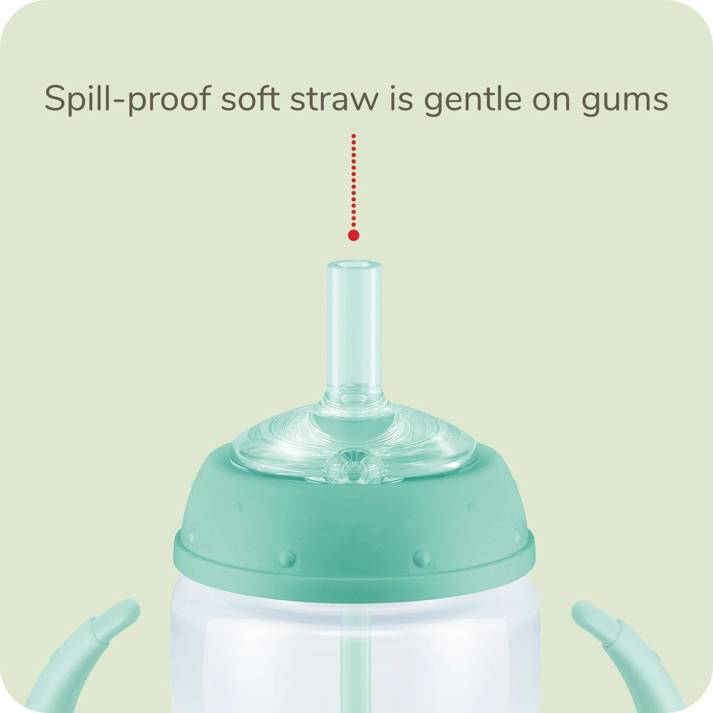 LunaLulinlk Toddler Straw Cup, 5oz Straw Sippy Cup 6+ Months, 1 Pack, Teal, Unisex