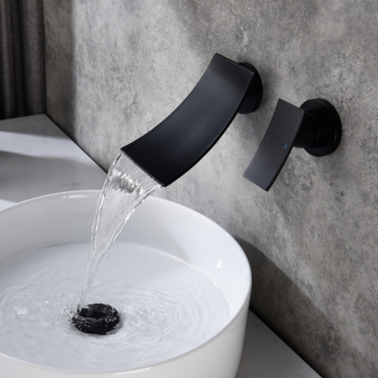 LunaLulinlk Wall Mount Widespread Bathroom Faucet