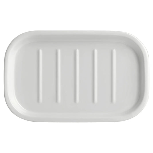 Basic Ceramic Soap Dish White