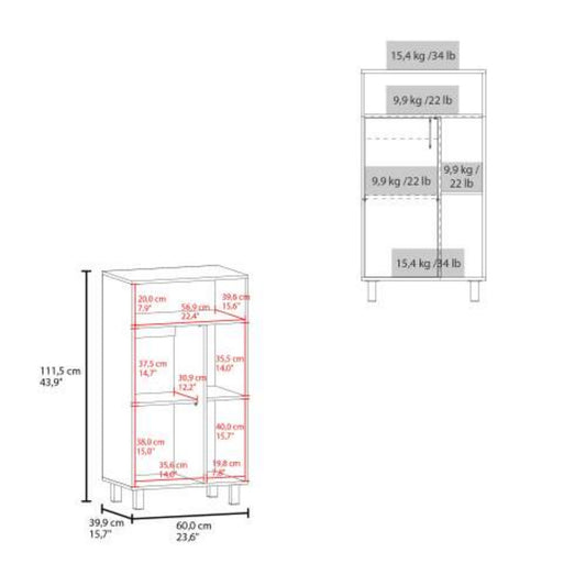 LunaLulinlk White Kitchen Open Storage Cabinets