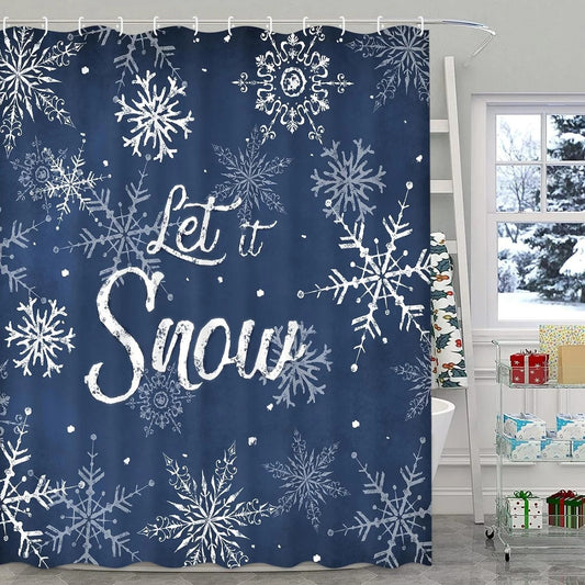 LunaLulinlk Winter Christmas Shower Curtain