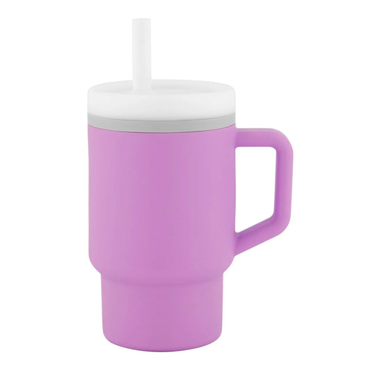 LunaLulinlk Tumbler – Adorable 9 oz. Training Cup with Toddler-Friendly Straw and Handle, Lilac