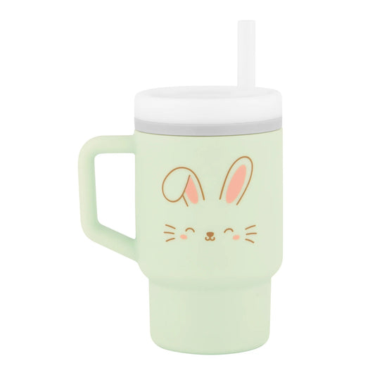 LunaLulinlk Tumbler – Adorable 9 oz. Training Cup with Toddler-Friendly Straw and Handle, Bunny