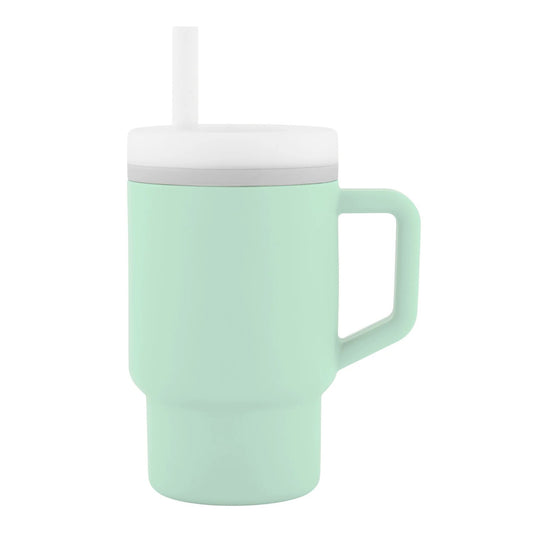 LunaLulinlk Tumbler – Adorable 9 oz. Training Cup with Toddler-Friendly Straw and Handle, Cool Mint