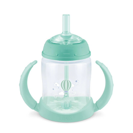 LunaLulinlk Toddler Straw Cup, 5oz Straw Sippy Cup 6+ Months, 1 Pack, Teal, Unisex