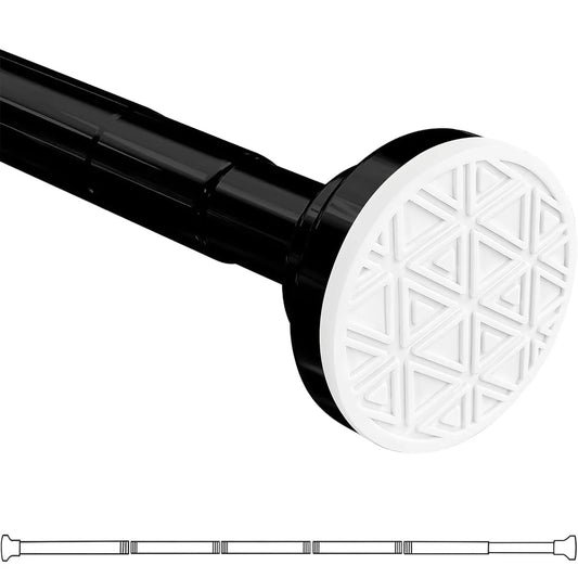 LunaLulinlk Shower Curtain Rod extendable(18-78Inch), Splice mounting design, Non-Slip, Never Rust, Tension Curtain Rod