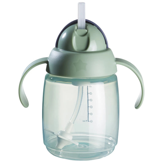 LunaLulinlk Weighted Straw Cup for Toddlers, 6 Months Plus, 10oz, Leak and Shake-Proof, Antimicrobial Technology