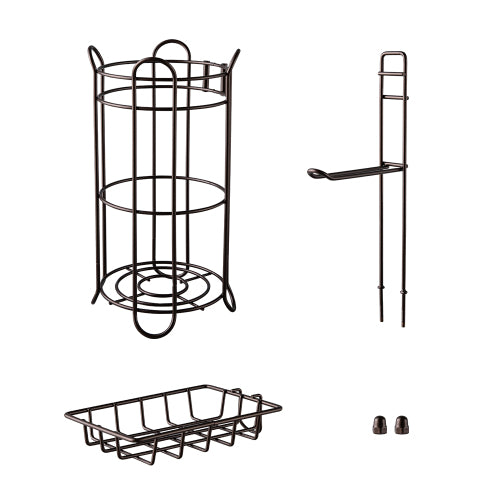 LunaLulinlk Toilet Paper Holder Holder with Shelf,Bathroom with Toilet Convenient Shelf, Holds Mega Rolls
