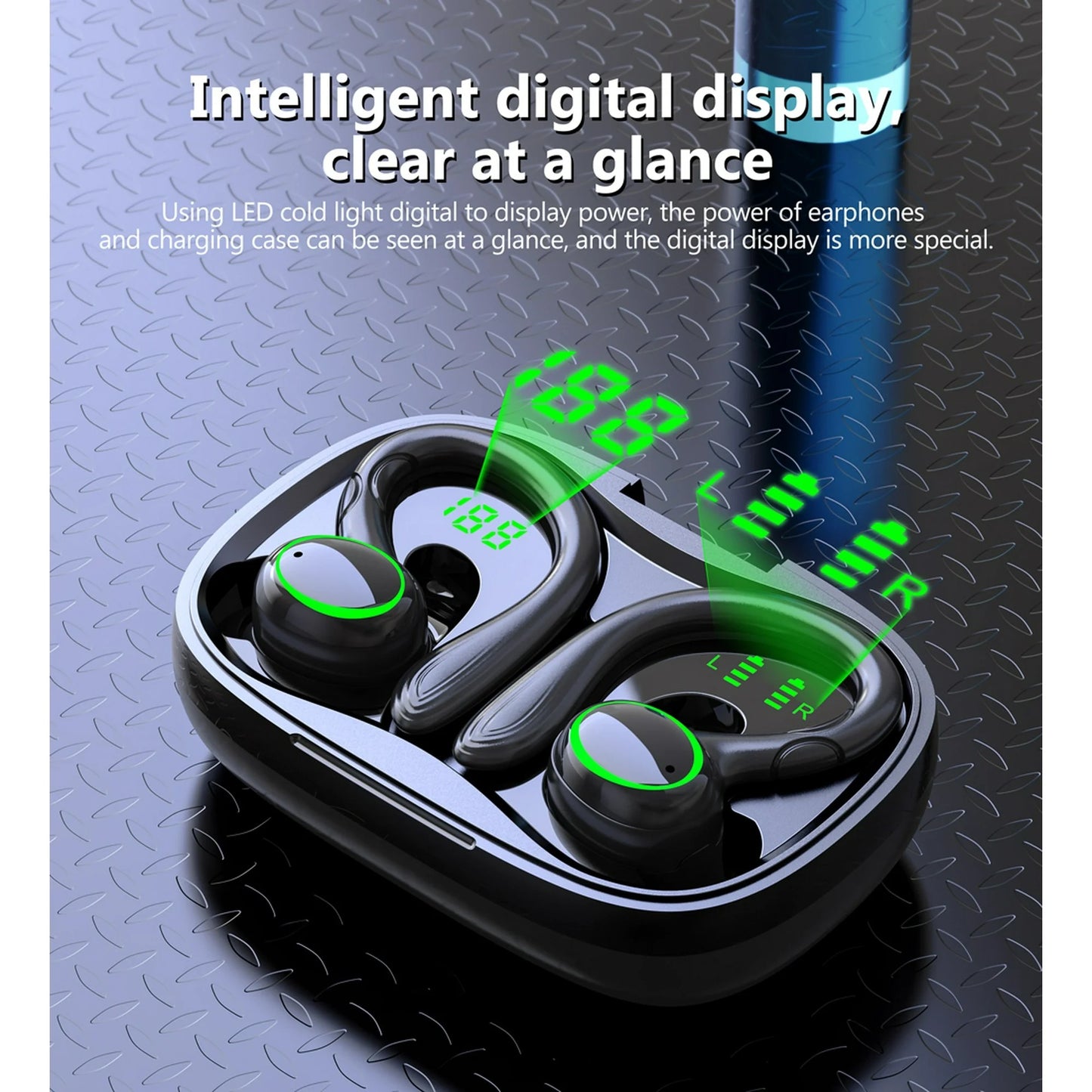 LunaLulinlk Wireless Earbuds, Bluetooth 5.3 Headphones Bass Stereo, Bluetooth Earbuds with Noise Cancelling Mic, IP7 Waterproof in Ear Earphones