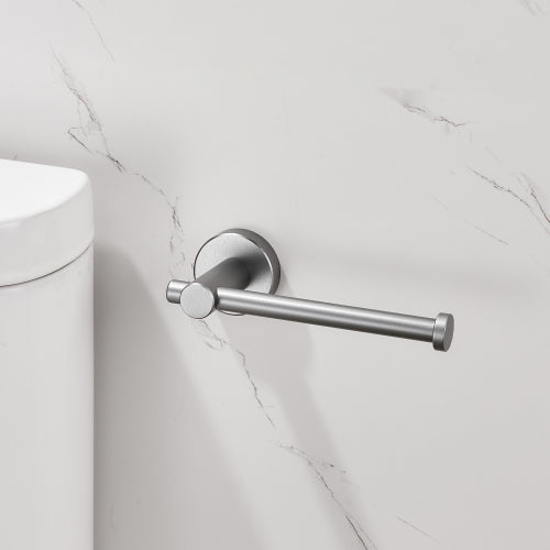 LunaLulinlk Toilet Paper Holder Gun Grey Thicken Space Aluminum Toilet Roll Holder