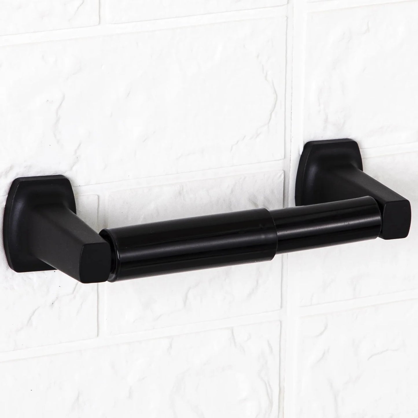 LunaLulinlk Wall Mounted Toilet Paper Holder, Matte Black