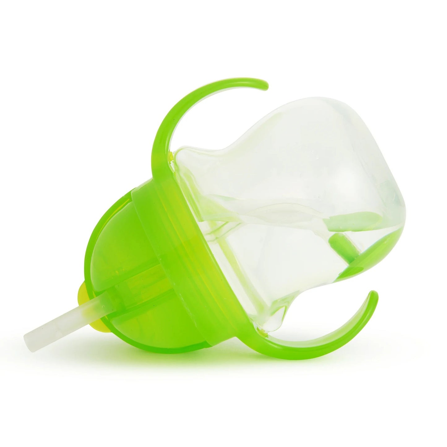 LunaLulinlk Weighted Trainer Sippy Cup with Lid, 7 Oz, Green, Unisex