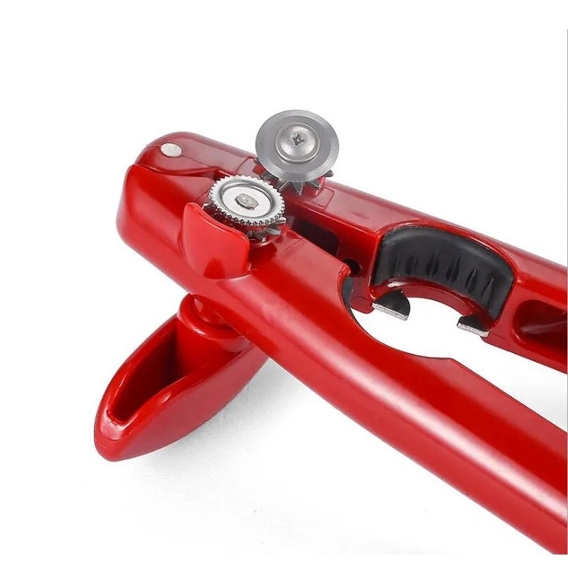 LunaLulinlkCan Opener Manual with Ergonomic Grip Handle Food Grade Stainless Steel Multi-Function Can Opener with Beer Bottle Opener and Cap Gripper