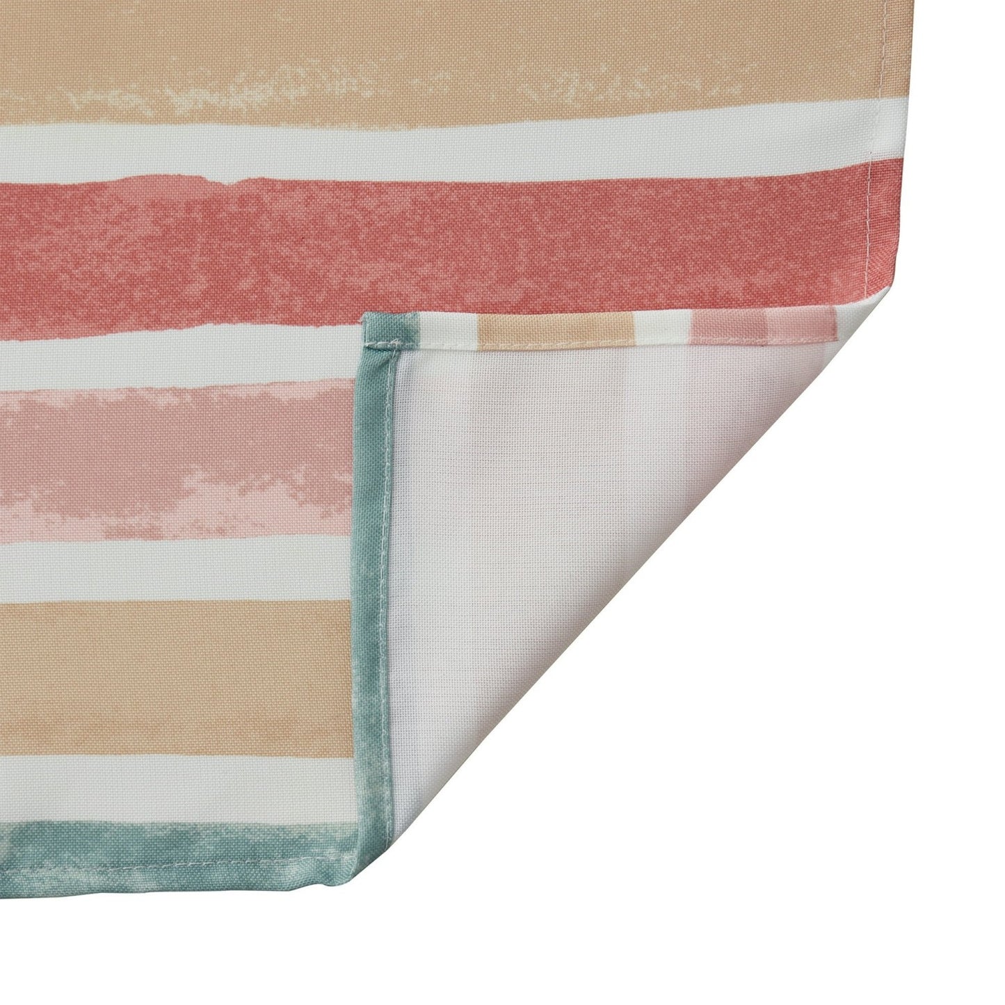 LunaLulinlk Watercolor Multicolor Stripe Polyester Shower Curtain, 72" x 72"