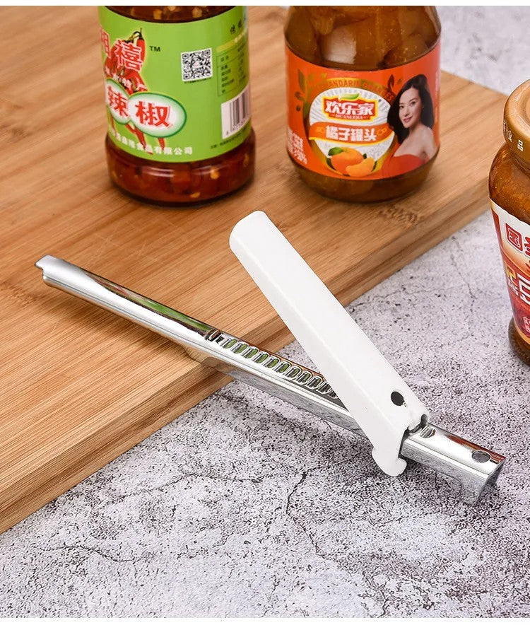 LunaLulinlkJar Lid Opener Gripper Adjustable Can Bottle Opener Stainless Steel