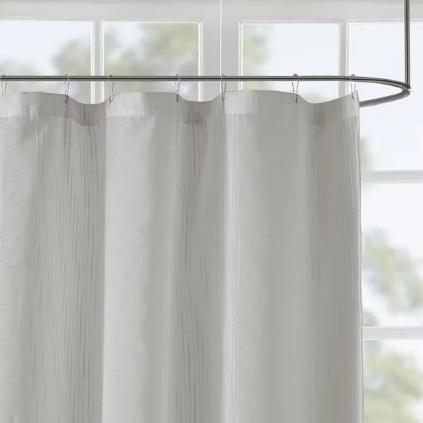 LunaLulinlk Sheer Shower Curtain