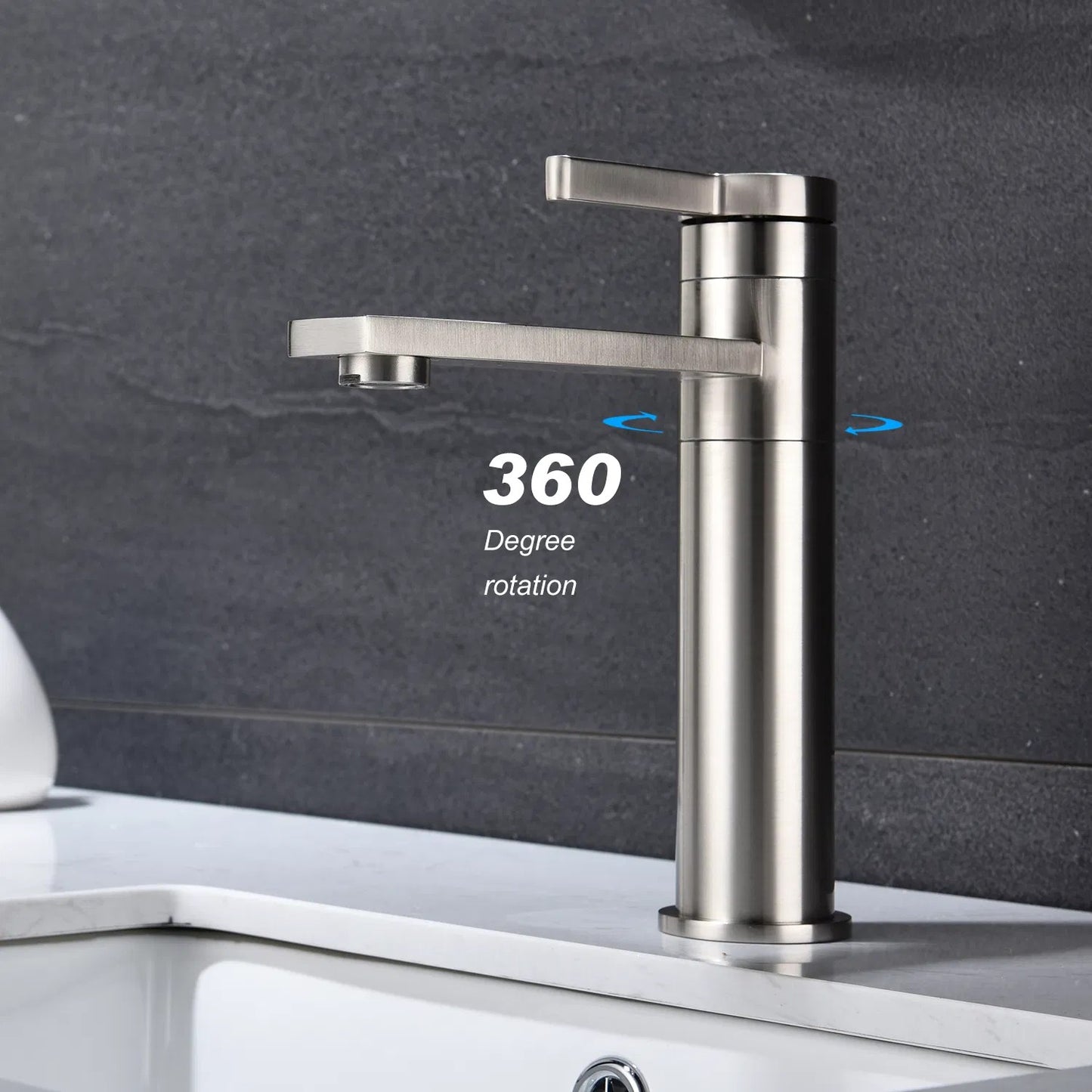 LunaLulinlk Single Handle Sink Vanity Bathroom Faucet