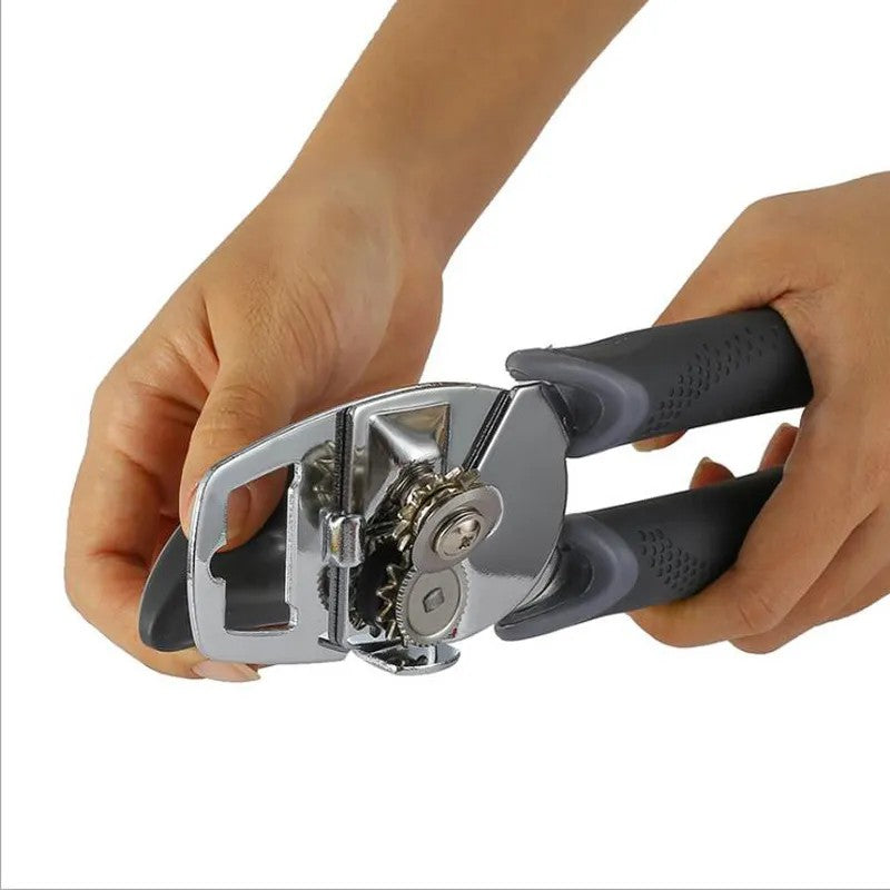LunaLulinlk Stainless Steel Heavy Duty Can Opener with Ergonomic Non-Slip Handle