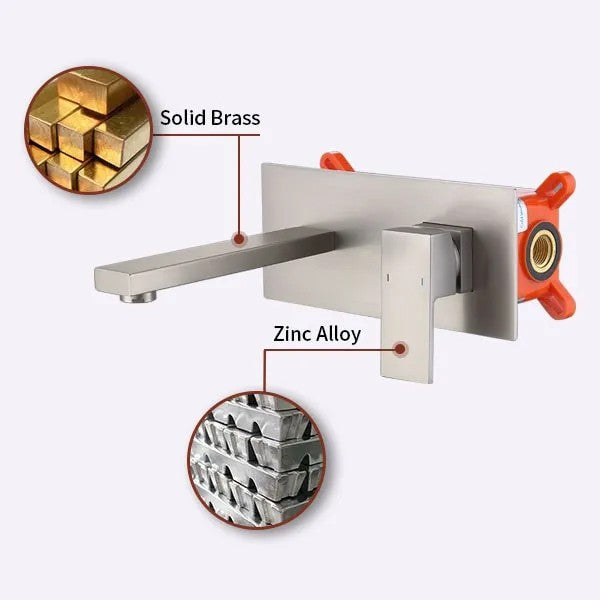 LunaLulinlk Wall Mount Faucet for Bathroom Sink or Bathtub